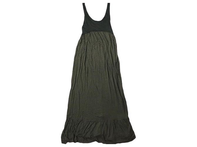 Autre Marque EDITION Modal-Woll-Maxikleid Braun Schwarz - Ansicht 2