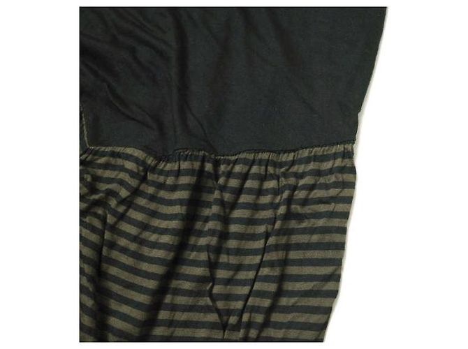 Autre Marque EDITION Modal-Woll-Maxikleid Braun Schwarz - Ansicht 4