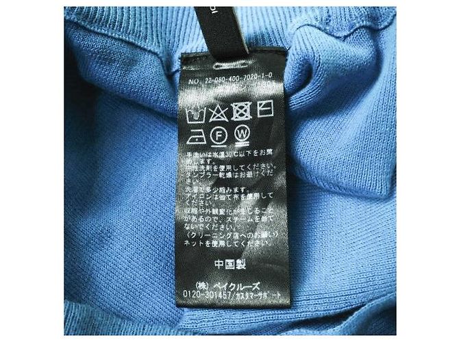 Autre Marque JOURNAL STANDARD High Twist Cotton Knit Pants Blue Turquoise - view 7
