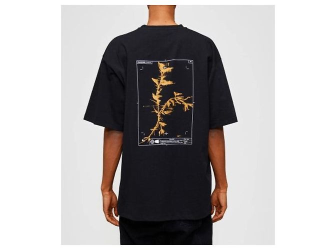 Autre Marque Camiseta TOM WOOD Richter Tee de algodón orgánico Negro - vista 3