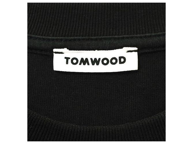 Autre Marque Camiseta TOM WOOD Richter Tee de algodón orgánico Negro - vista 4