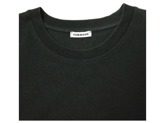 Autre Marque Camiseta TOM WOOD Richter Tee de algodón orgánico Negro - vista 5