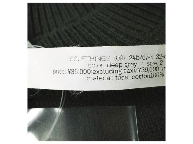 Autre Marque ISSUETHINGS Type67 Maglieria in Cotone Grigio - vista 8
