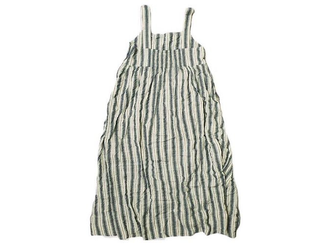 Autre Marque Vestido Camisón a Rayas de Algodón B:MING por BEAMS 24SS Azul - vista 2