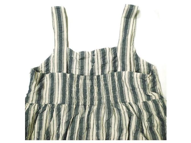 Autre Marque Vestido Camisón a Rayas de Algodón B:MING por BEAMS 24SS Azul - vista 4