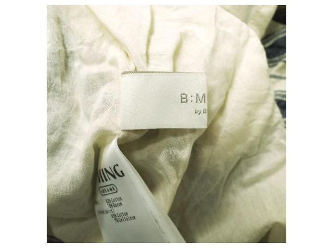 Autre Marque Vestido Camisón a Rayas de Algodón B:MING por BEAMS 24SS Azul - vista 7