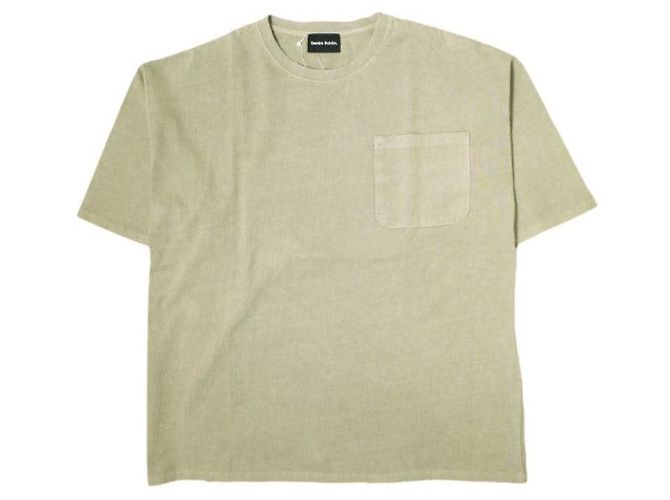 Autre Marque Danke Schon Active Dye Logo Cotton Short Sleeve T Shirt Beige - Ansicht 2