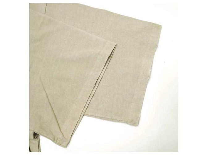 Autre Marque Danke Schon Active Dye Logo Cotton Short Sleeve T Shirt Beige - Ansicht 6