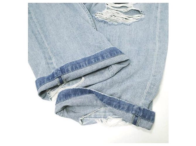 Autre Marque Pantalones de denim LUSOR DESTROY Azul - vista 11