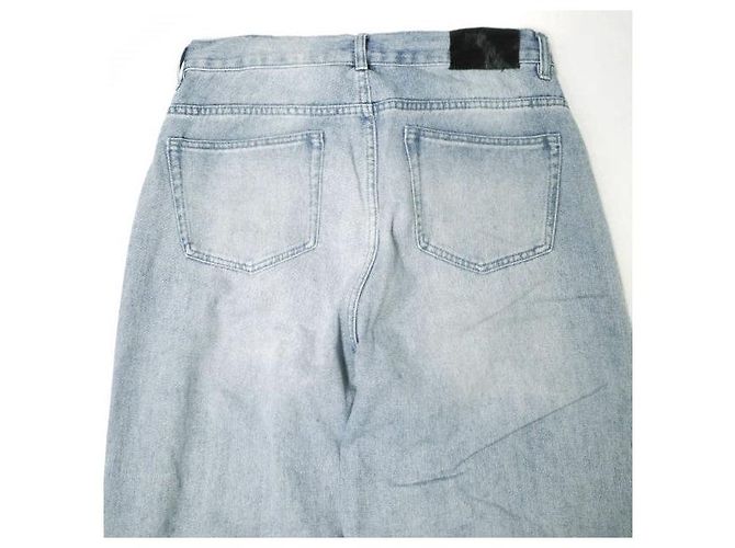 Autre Marque Pantalones de denim LUSOR DESTROY Azul - vista 8