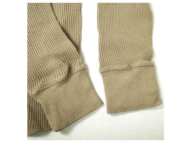Autre Marque B:MING di BEAMS Top in cotone Henley termico con retro Beige - vista 4