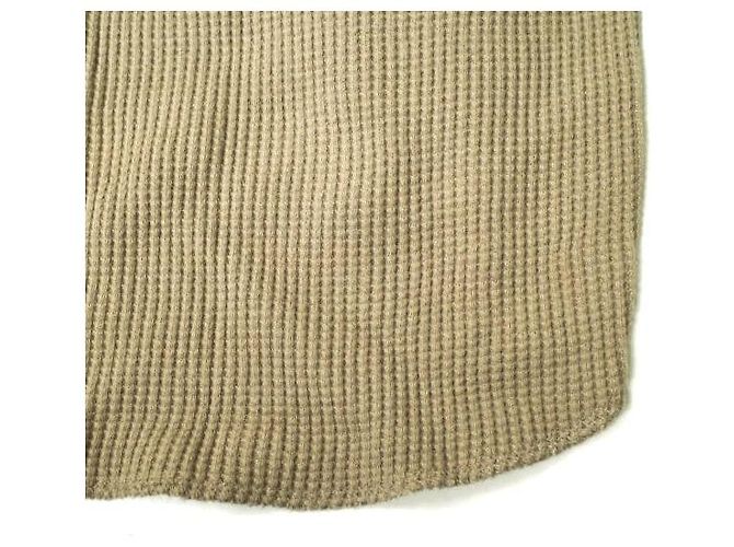 Autre Marque B:MING di BEAMS Top in cotone Henley termico con retro Beige - vista 5