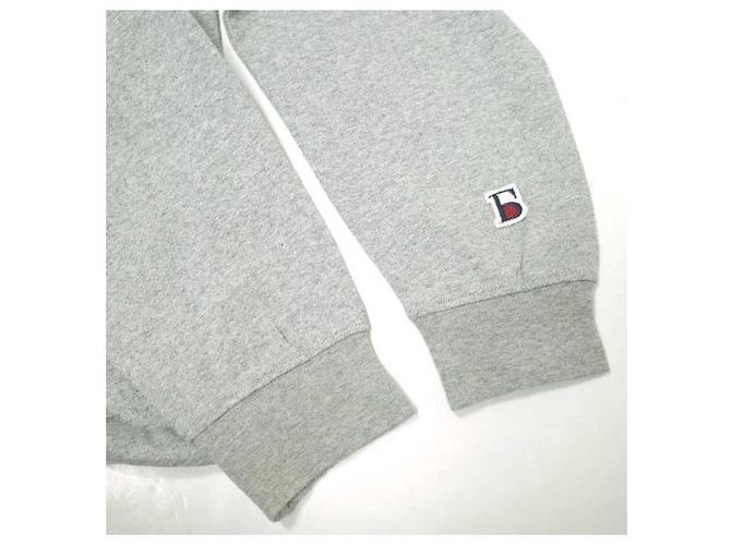Autre Marque Camiseta de manga larga de algodón con estampado de logo Danke Schon Gris - vista 4