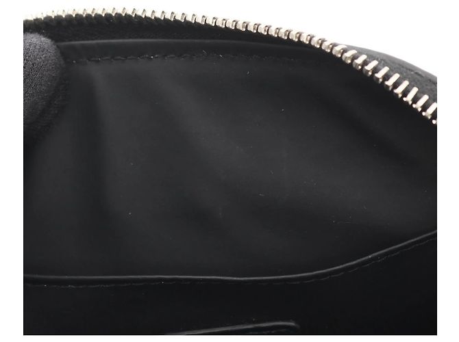 Pochette in pelle nera Yves Saint Laurent Nero - vista 7