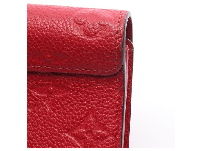 Louis Vuitton Portefeuille Métis Bi-fold Lange Geldbörse Rot - Ansicht 10