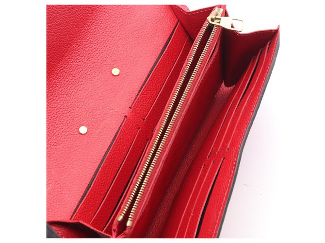 Louis Vuitton Portefeuille Métis Bi-fold Lange Geldbörse Rot - Ansicht 3