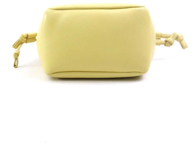 Borsa a spalla in pelle Jamie Mini di Saint Laurent Crudo Giallo - vista 4