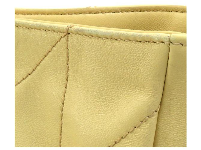 Borsa a spalla in pelle Jamie Mini di Saint Laurent Crudo Giallo - vista 8