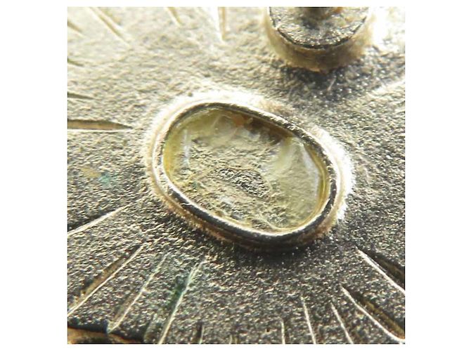 Orecchini a goccia Chanel in oro e bianco D'oro - vista 7