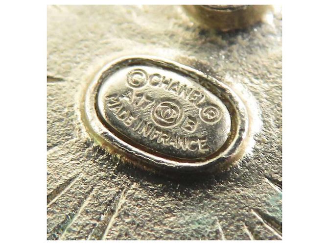 Orecchini a goccia Chanel in oro e bianco D'oro - vista 8