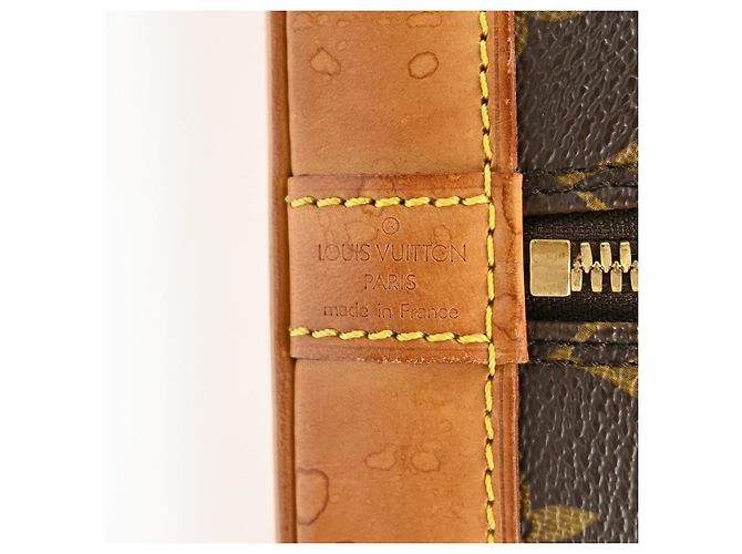 Louis Vuitton Alma Handbag Monogram Canvas PM Brown - view 4