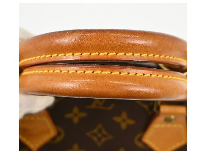 Louis Vuitton Alma Handbag Monogram Canvas PM Brown - view 6