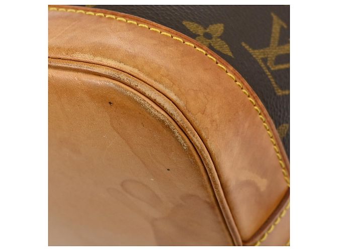 Louis Vuitton Alma Handbag Monogram Canvas PM Brown - view 7