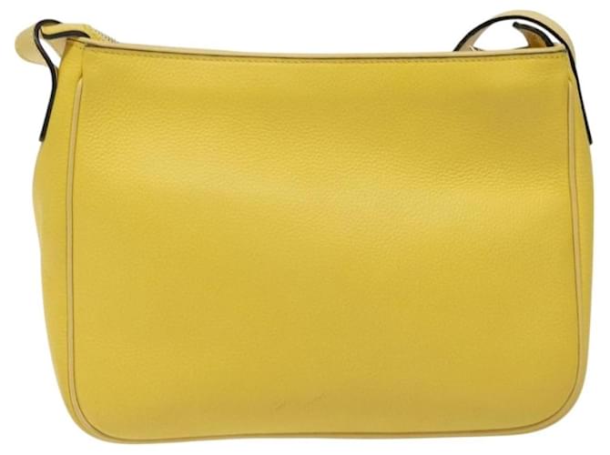 Céline Celine Vintage Leather Giallo - vista 2