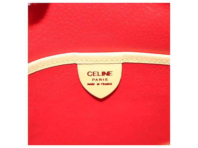 Céline Celine Vintage Leather Giallo - vista 6