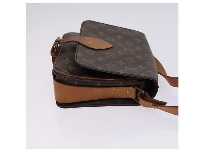 Louis Vuitton Cartouchiere Monogram Canvas MM Marrone - vista 3