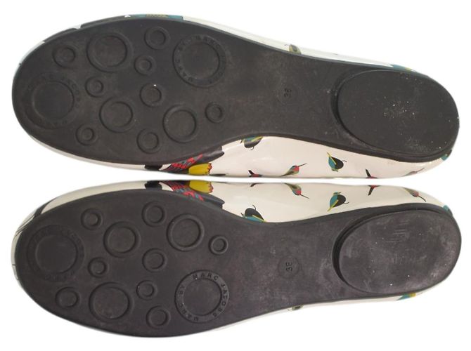 Bailarinas de cuero blanco con estampado de pájaro Marc by Marc Jacobs para mujeres EU 36 US 6 Multicolor - vista 5