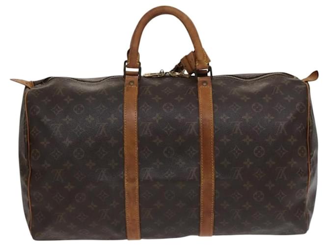 Louis Vuitton Keepall Monogram Canvas 50 Marrone - vista 2