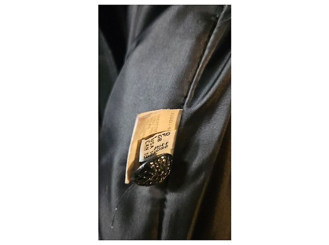 Autre Marque Cappotto da uomo con stampa leopardata Marrone Nero - vista 4