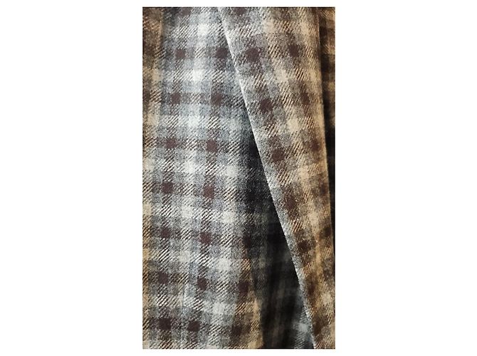 Autre Marque PAOLONI Blazer a quadri da uomo Marrone Grigio - vista 3