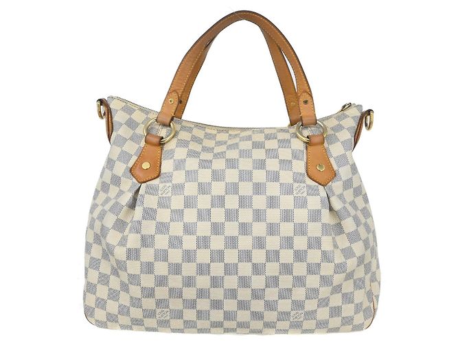 Borsa Evora Damier MM Louis Vuitton Bianco - vista 2