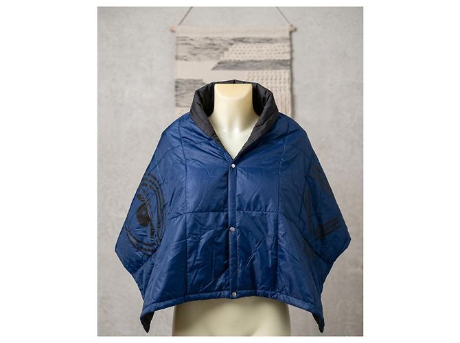 Plaid/Capa Rara KENZO x La Samaritaine - Edición Limitada 2013 Azul marino - vista 4