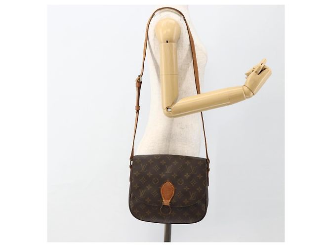 LOUIS VUITTON Borsa a Spalla Monogram Saint Cloud GM M51242 LV Auth LNZ555 Monogramma - vista 26