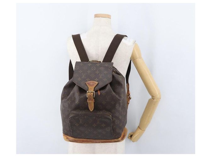 LOUIS VUITTON Monogram Montsouris GM Rucksack M51135 LV Auth BA10978 Monogramm - Ansicht 27