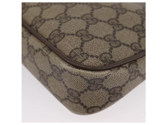 Gucci Borsa a Spalla GG Supreme PVC Beige Oro 97 02 068 Auth 173940 D'oro - vista 11