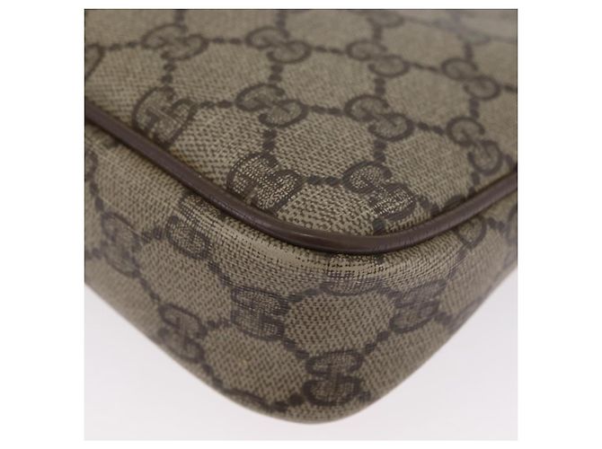 Gucci Borsa a Spalla GG Supreme PVC Beige Oro 97 02 068 Auth 173940 D'oro - vista 13