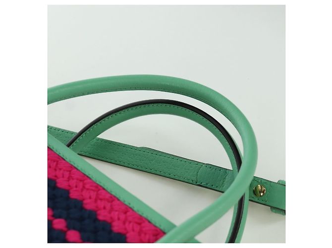 Capri Tasche der Resort-Kollektion von GUCCI Strickstoffe 2way 663709 Auth 173375SAM - Ansicht 14