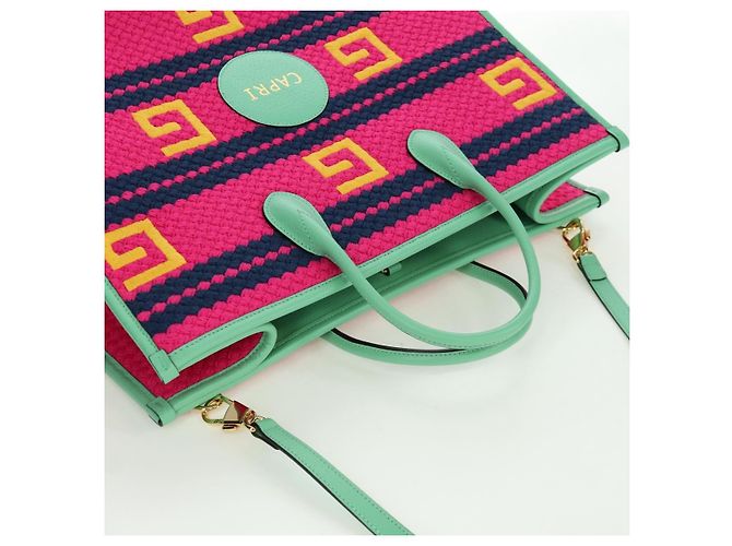 Capri Tasche der Resort-Kollektion von GUCCI Strickstoffe 2way 663709 Auth 173375SAM - Ansicht 6
