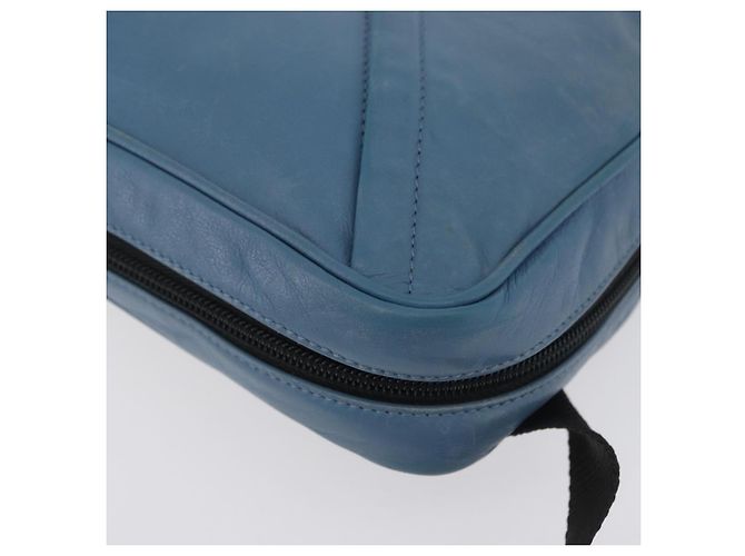 Borsa a Spalla Miu Miu in Pelle Azzurra Auth bs33816 Blu chiaro - vista 14