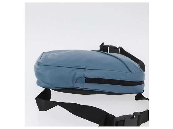 Borsa a Spalla Miu Miu in Pelle Azzurra Auth bs33816 Blu chiaro - vista 5