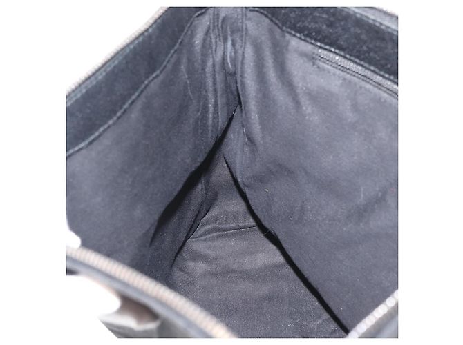 Borsa a Spalla GG Canvas Gucci Nera Argento 110054 Auth ka2902 Nero - vista 20