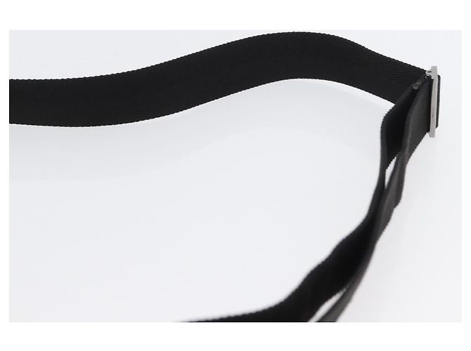 Borsa a Spalla GG Canvas Gucci Nera Argento 110054 Auth ka2902 Nero - vista 8