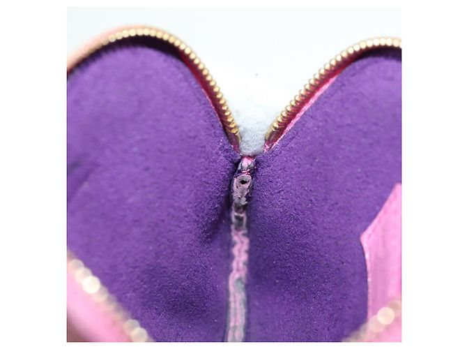 LOUIS VUITTON Monogram Lanyard Milty Pochette Monedero MP3072 LV Auth 172443M Rosa - vista 19