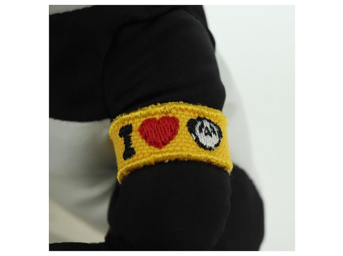 Dolce & Gabbana DOLCE&GABBANA D&G x Jujutsu Kaisen Panda Charm Nylon Schwarz Weiß Auth 167060SM - Ansicht 11