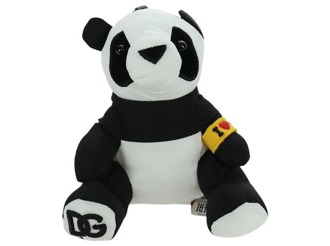 Dolce & Gabbana DOLCE&GABBANA D&G x Jujutsu Kaisen Panda Charm Nylon Schwarz Weiß Auth 167060SM - Ansicht 13