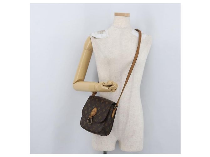 LOUIS VUITTON Borsa a Spalla Monogram Saint Cloud MM M51243 LV Auth BA10928 Monogramma - vista 27